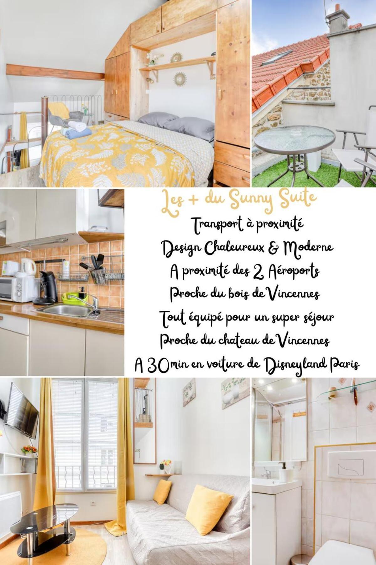 Sunny Suite-Proche Paris & Disney Fontenay-sous-Bois Exterior foto